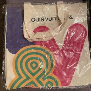 Louis Vuitton Multicolor Canvas Tote Bag